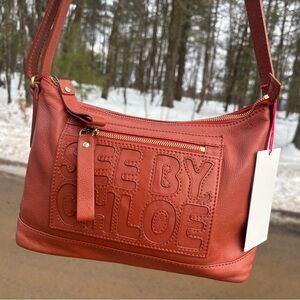 See By Chloe Coral Leather Shoulder Bag